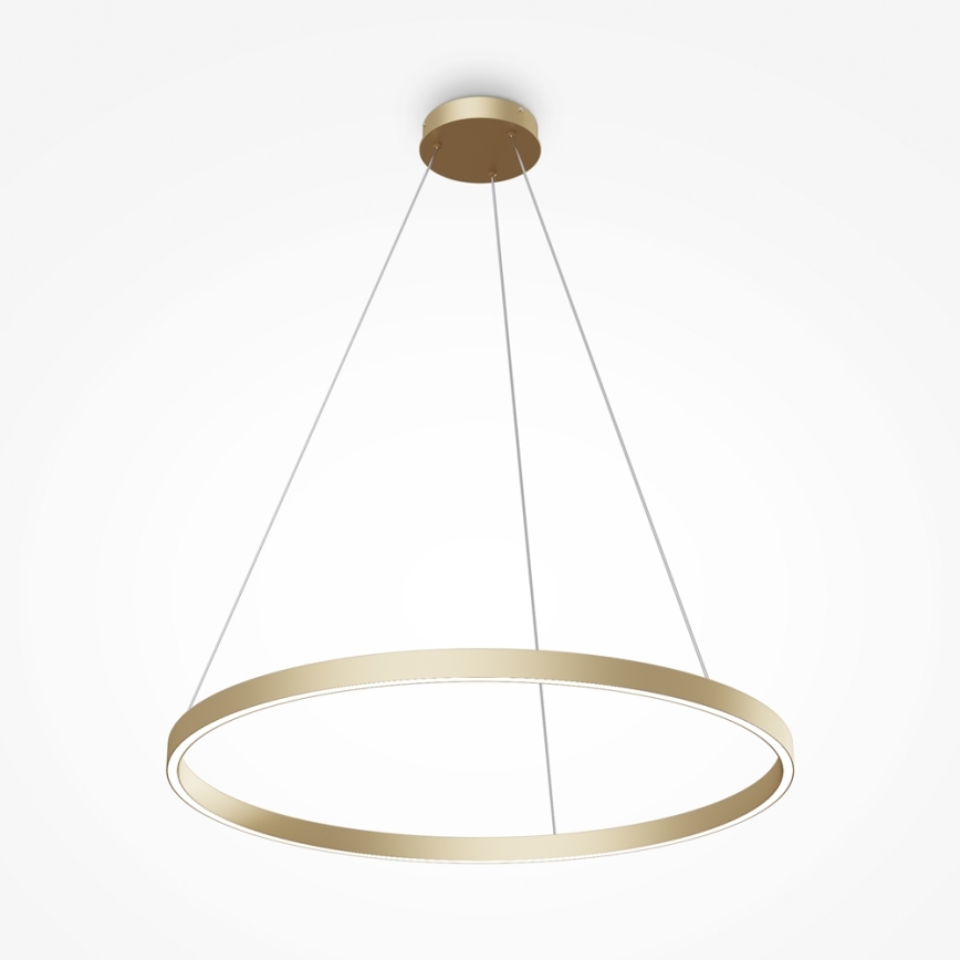 Maytoni MOD058PL-L42BS4K - LED Hanglamp aan een koord RIM LED/51W/230V 4000K diameter 80 cm goud