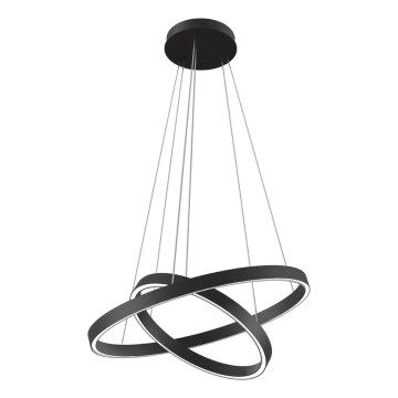 Maytoni MOD058PL-L55B3K - LED Hanglamp aan een koord RIM LED/61W/230V 3000K diameter 60 cm zwart