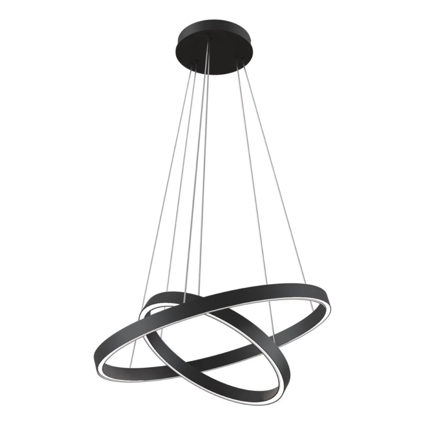 Maytoni MOD058PL-L55B3K - LED Hanglamp aan een koord RIM LED/61W/230V 3000K diameter 60 cm zwart