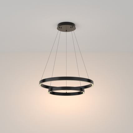 Maytoni MOD058PL-L55B3K - LED Hanglamp aan een koord RIM LED/61W/230V 3000K diameter 60 cm zwart