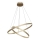 Maytoni MOD058PL-L74BS3K - LED Hanglamp aan een koord RIM LED/88W/230V 3000K diameter 80 cm goud