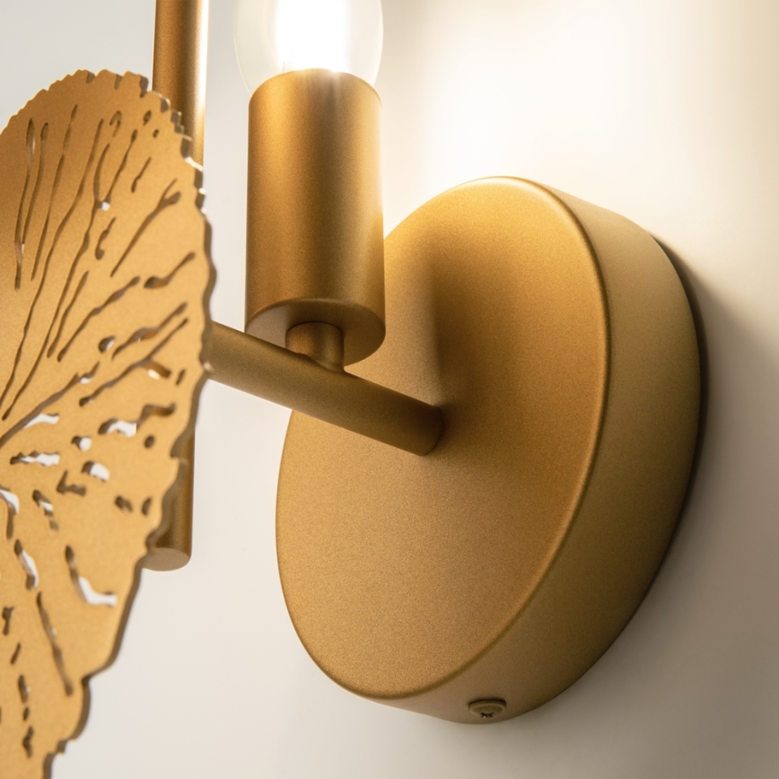 Maytoni MOD082WL-01G - Wandlamp LOVETANN 1xE14/40W/230V goud