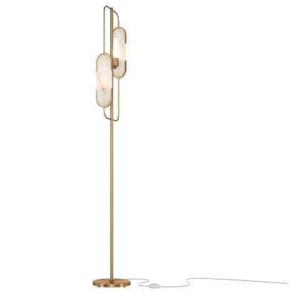 Maytoni MOD099FL-02G - Staande Lamp MARMO 2xG9/40W/230V