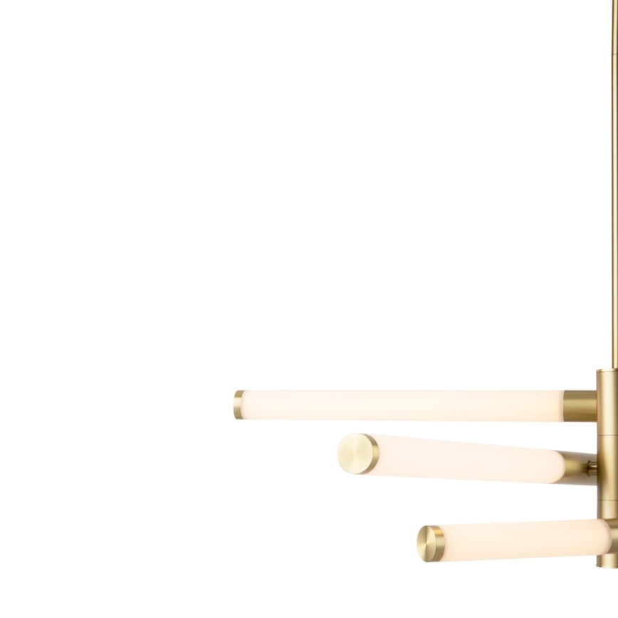 Maytoni MOD106PL-L28G3K - LED-kroonluchter met stang AXIS LED/28W/230V goudkleurig