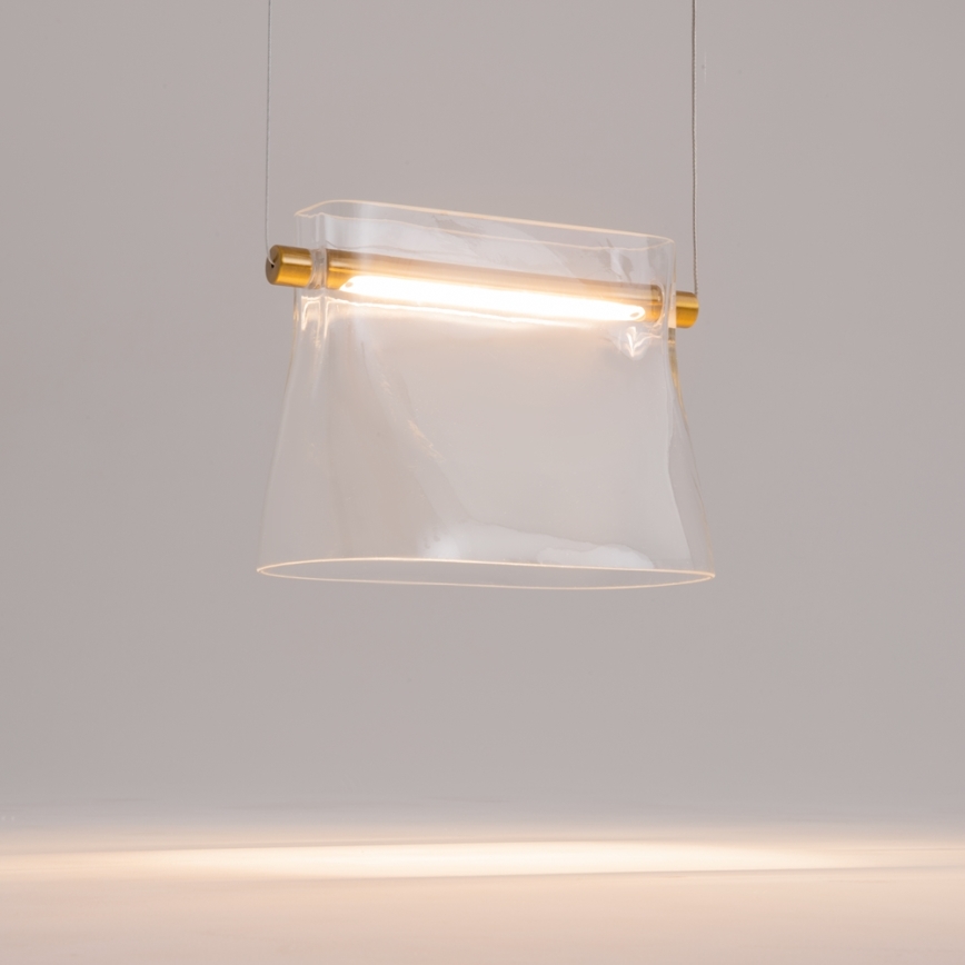 Maytoni MOD170PL-L8BS3K - LED Hanglamp aan een koord CABARET LED/8W/230V goud
