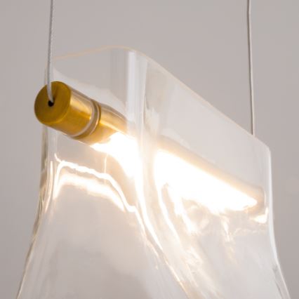 Maytoni MOD170PL-L8BS3K - LED Hanglamp aan een koord CABARET LED/8W/230V goud