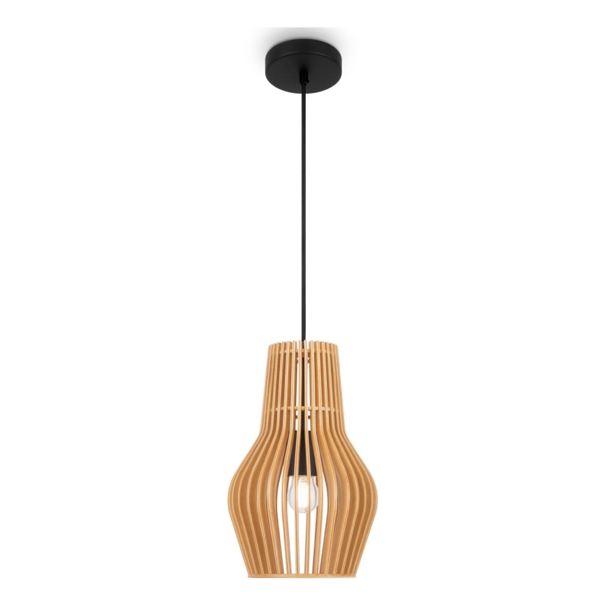 Maytoni MOD191PL-01W - Hanglamp aan een koord ROOTS 1xE27/40W/230V diameter 20 cm beige