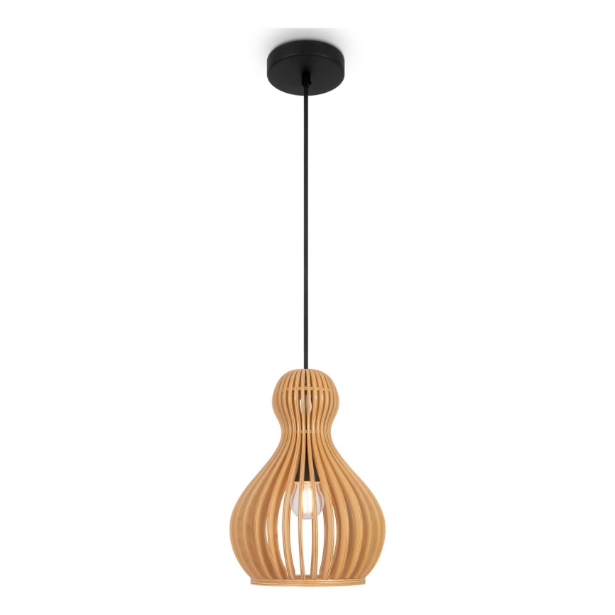 Maytoni MOD192PL-01W - Hanglamp aan een koord ROOTS 1xE27/40W/230V diameter 20 cm beige