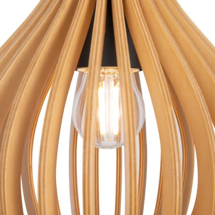 Maytoni MOD192PL-01W - Hanglamp aan een koord ROOTS 1xE27/40W/230V diameter 20 cm beige