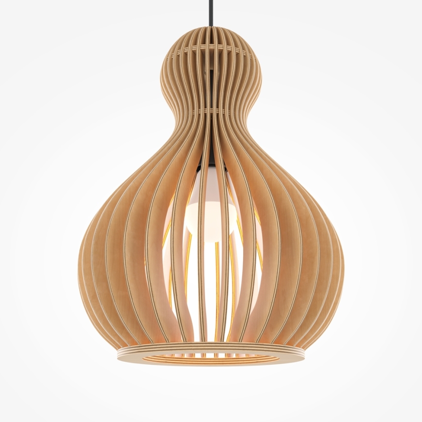 Maytoni MOD192PL-01W1 - Hanglamp aan een koord ROOTS 1xE27/40W/230V diameter 30 cm beige