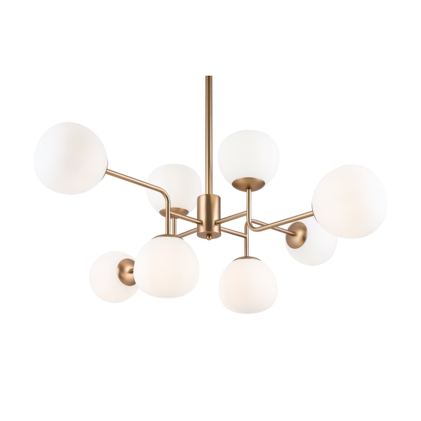 Maytoni MOD221-PL-08-G - Hanglamp met vaste pendel ERICH 8xE14/40W/230V koper