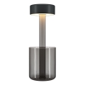 Maytoni MOD229TL-L3B3K3 - LED Dimbaar oplaadbaar draagbaar tafellamp LED/3W/5V 2200-4000K 2000 mAh zwart/grijs