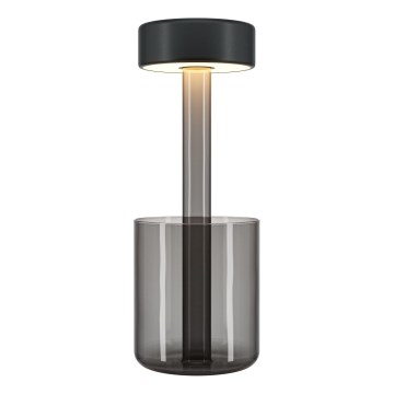 Maytoni MOD229TL-L3B3K3 - LED Dimbaar oplaadbaar draagbaar tafellamp LED/3W/5V 2200-4000K 2000 mAh zwart/grijs