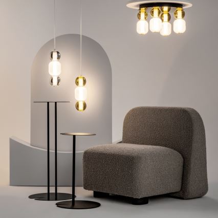 Maytoni MOD273CL-L60G3K - LED Plafondlamp DROP 4xLED/15W/230V diameter 43 cm goud