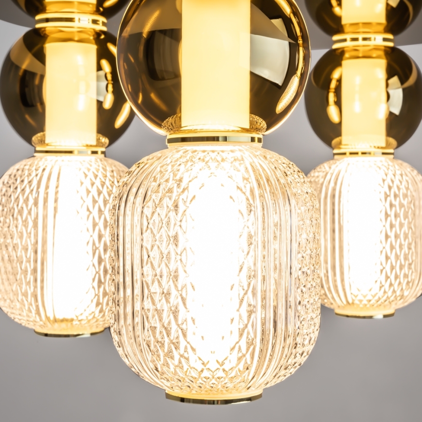 Maytoni MOD273CL-L60G3K - LED Plafondlamp DROP 4xLED/15W/230V diameter 43 cm goud