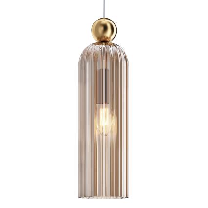 Maytoni MOD302PL-01CG - Hanglamp aan een koord ANTIC 1xE14/40W/230V goud/beige