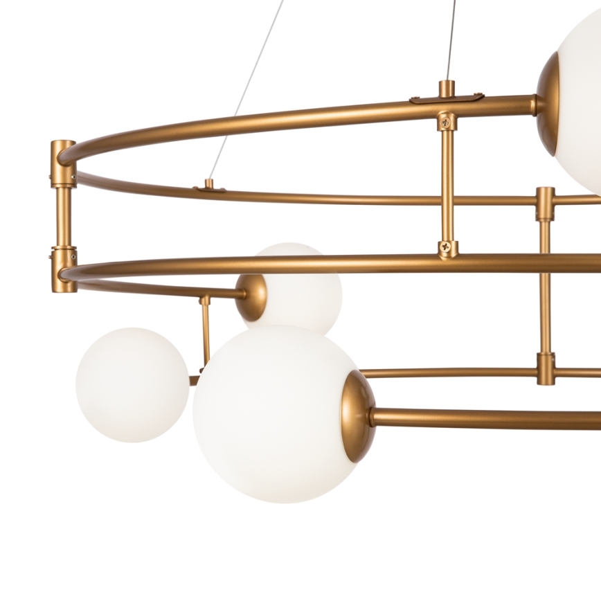 Maytoni MOD317PL-06G - Hanglamp aan een koord BALANCE 6xG9/40W/230V koper
