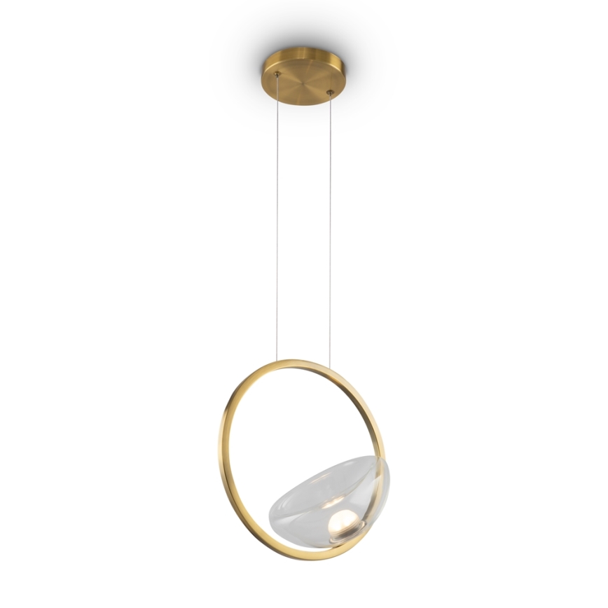 Maytoni MOD327PL-L5BS3K - LED Hanglamp aan een koord LUNARE LED/5W/230V goud