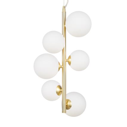 Maytoni MOD545PL-06BS - Hanglamp aan een koord DALLAS 6xG9/28W/230V goud