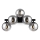 Maytoni MOD547WL-05B - Wandlamp DALLAS 5xG9/28W/230V zwart