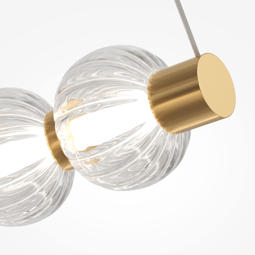 Maytoni MOD555PL-L35G3K - LED Hanglamp aan een koord AMULET LED/40W/230V 3000K goud