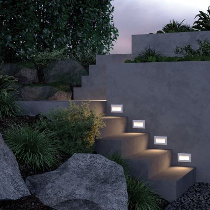 Maytoni O045SL-L3W3K - Ingebouwde LED Lamp voor buiten BOSCA LED/3W/230V 3000K IP65 wit