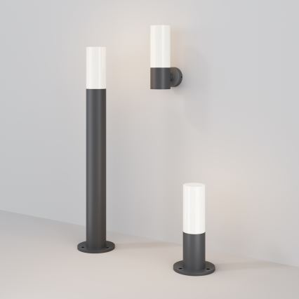 Maytoni O418FL-01GR1 - Buitenlamp WILLIS 1xE27/60W/230V 80 cm IP54 antraciet