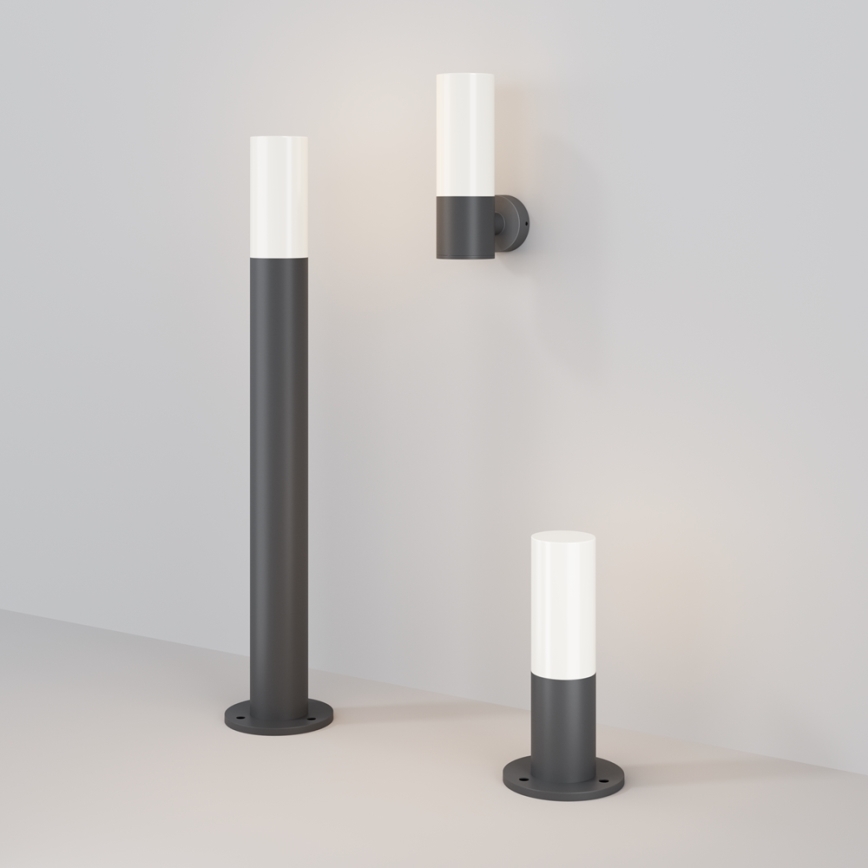 Maytoni O418FL-01GR1 - Buitenlamp WILLIS 1xE27/60W/230V 80 cm IP54 antraciet