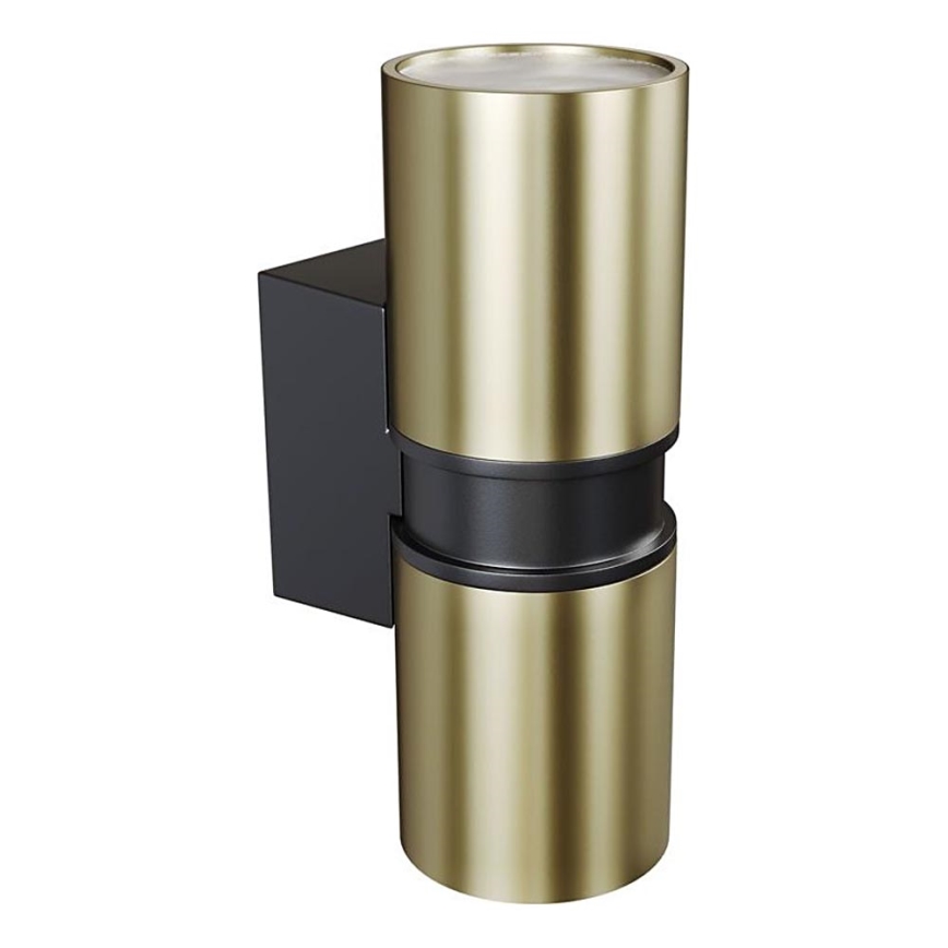 Maytoni O582WL-02BS - Wandlamp voor buiten BOWERY 2xGU10/50W/230V IP54 messing