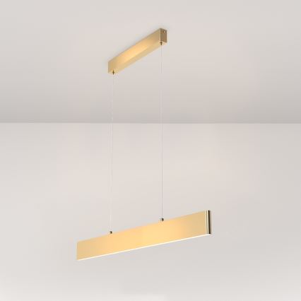 Maytoni P010PL-L23G3K - LED Hanglamp aan een koord STEP LED/23W/230V 3000K 91 cm goud