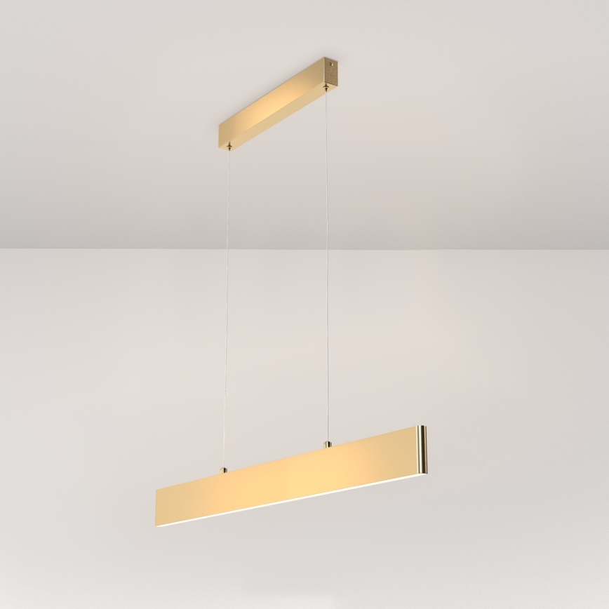 Maytoni P010PL-L23G3K - LED Hanglamp aan een koord STEP LED/23W/230V 3000K 91 cm goud