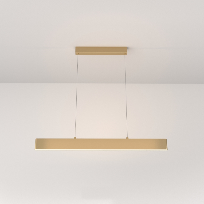 Maytoni P010PL-L23G3K - LED Hanglamp aan een koord STEP LED/23W/230V 3000K 91 cm goud