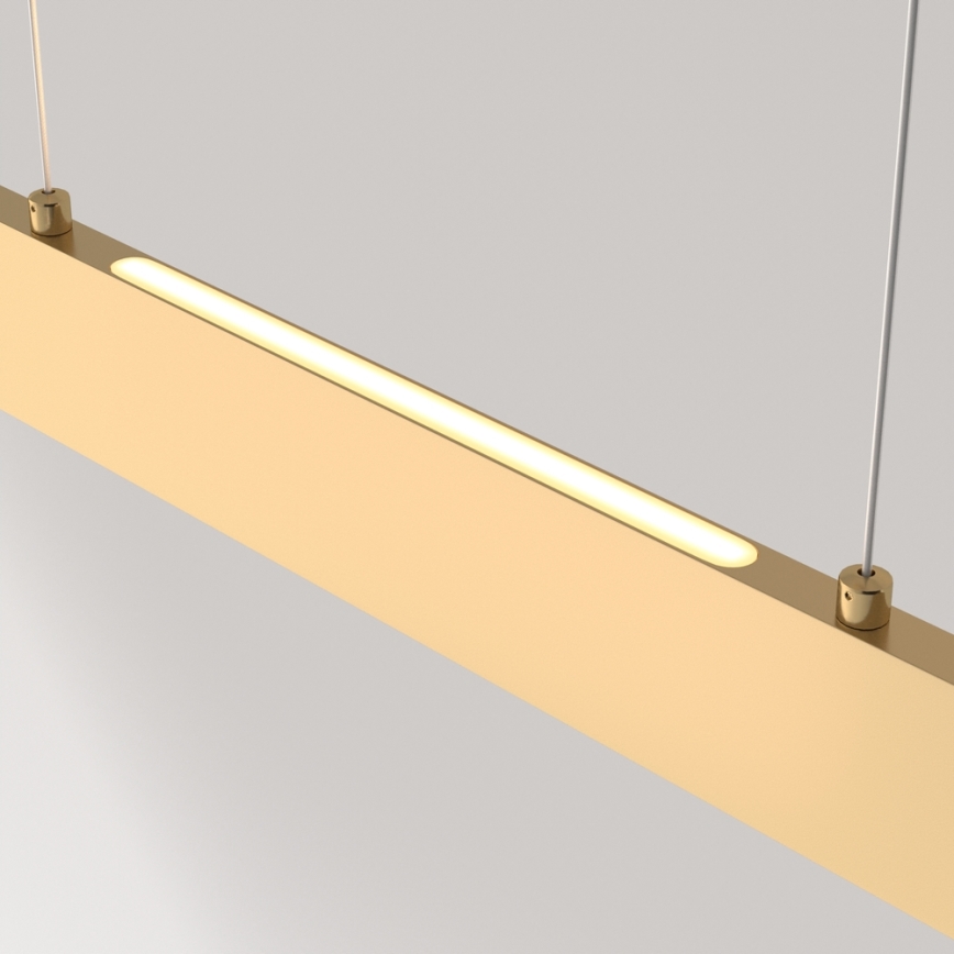 Maytoni P010PL-L23G3K - LED Hanglamp aan een koord STEP LED/23W/230V 3000K 91 cm goud