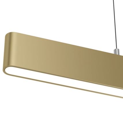 Maytoni P010PL-L23G3K - LED Hanglamp aan een koord STEP LED/23W/230V 3000K 91 cm goud