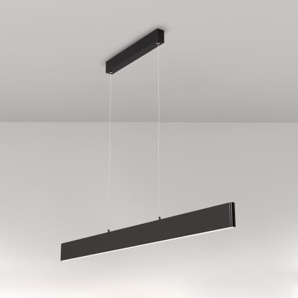 Maytoni P010PL-L30B4K - LED Hanglamp aan een koord STEP LED/30W/230V 4000K 118,5 cm zwart