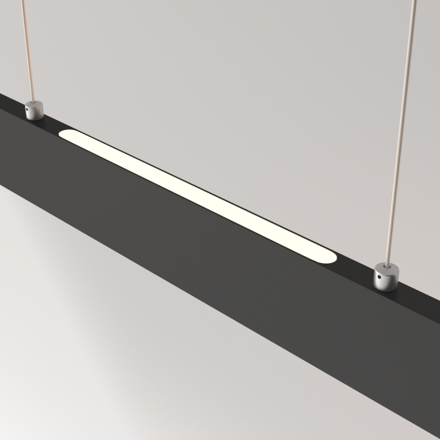 Maytoni P010PL-L30B4K - LED Hanglamp aan een koord STEP LED/30W/230V 4000K 118,5 cm zwart