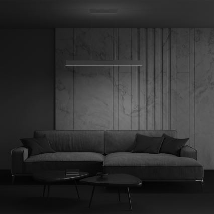 Maytoni P010PL-L30W4K - LED Hanglamp aan een koord STEP LED/30W/230V 4000K 118,5 cm wit