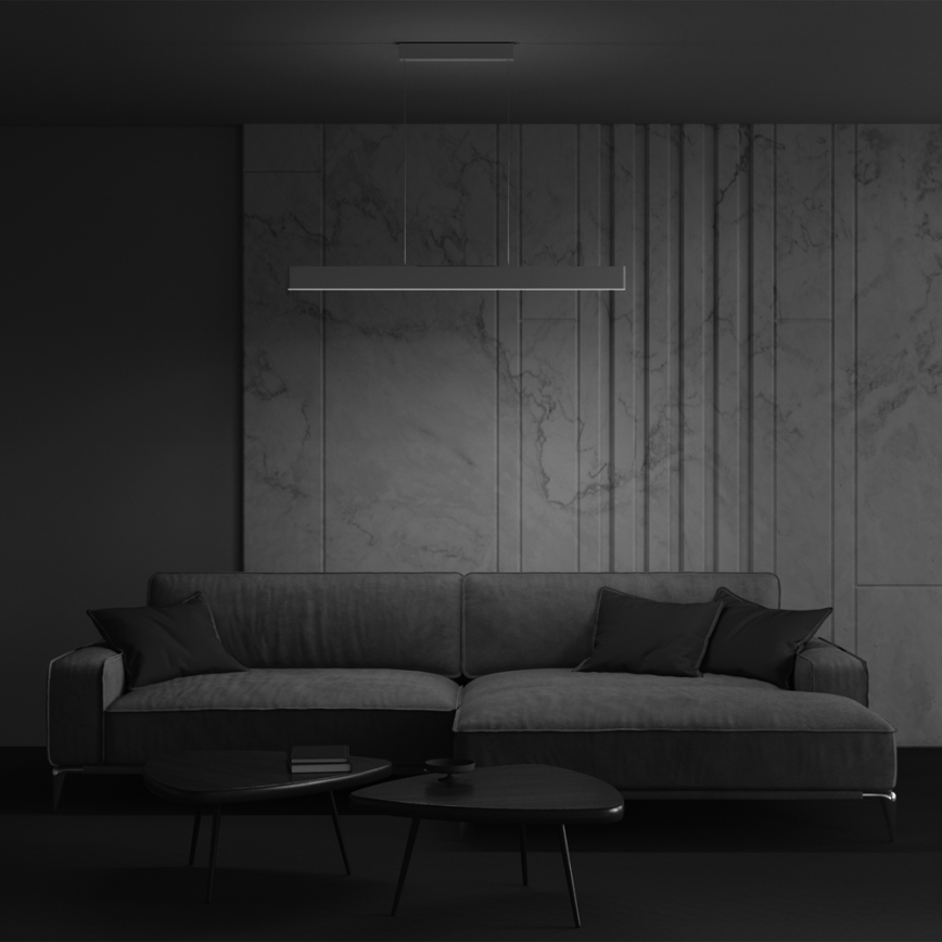Maytoni P010PL-L30W4K - LED Hanglamp aan een koord STEP LED/30W/230V 4000K 118,5 cm wit