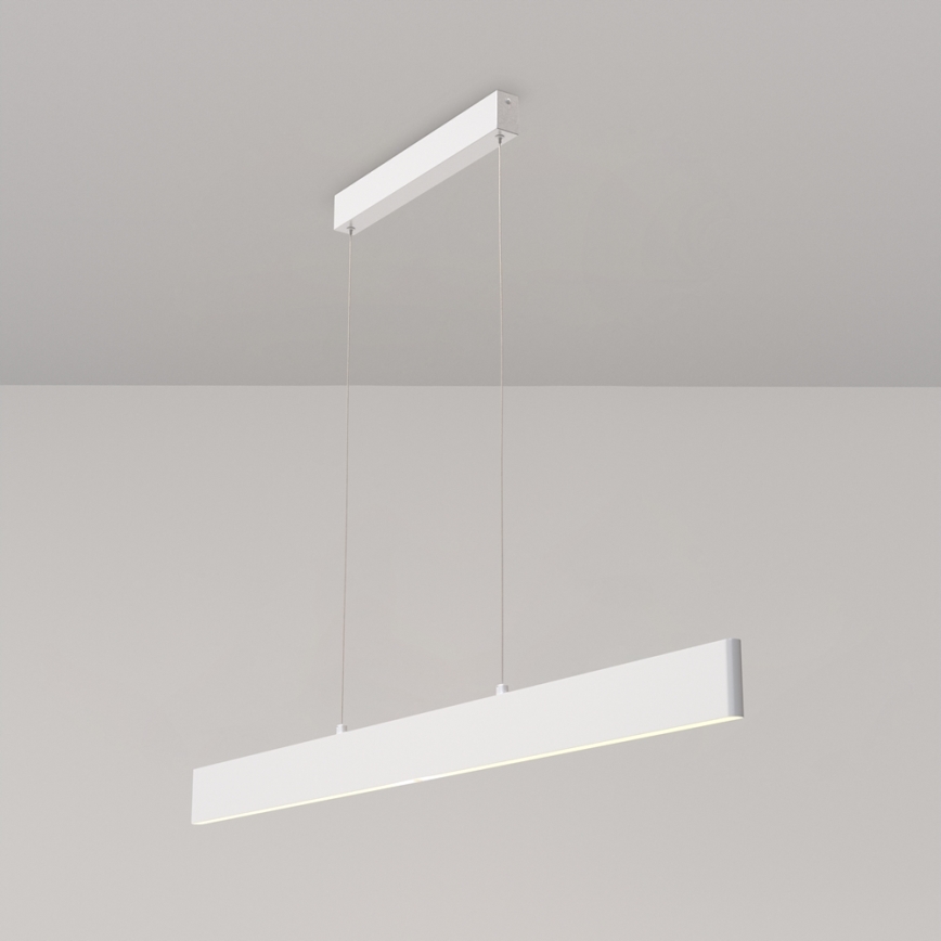 Maytoni P010PL-L30W4K - LED Hanglamp aan een koord STEP LED/30W/230V 4000K 118,5 cm wit