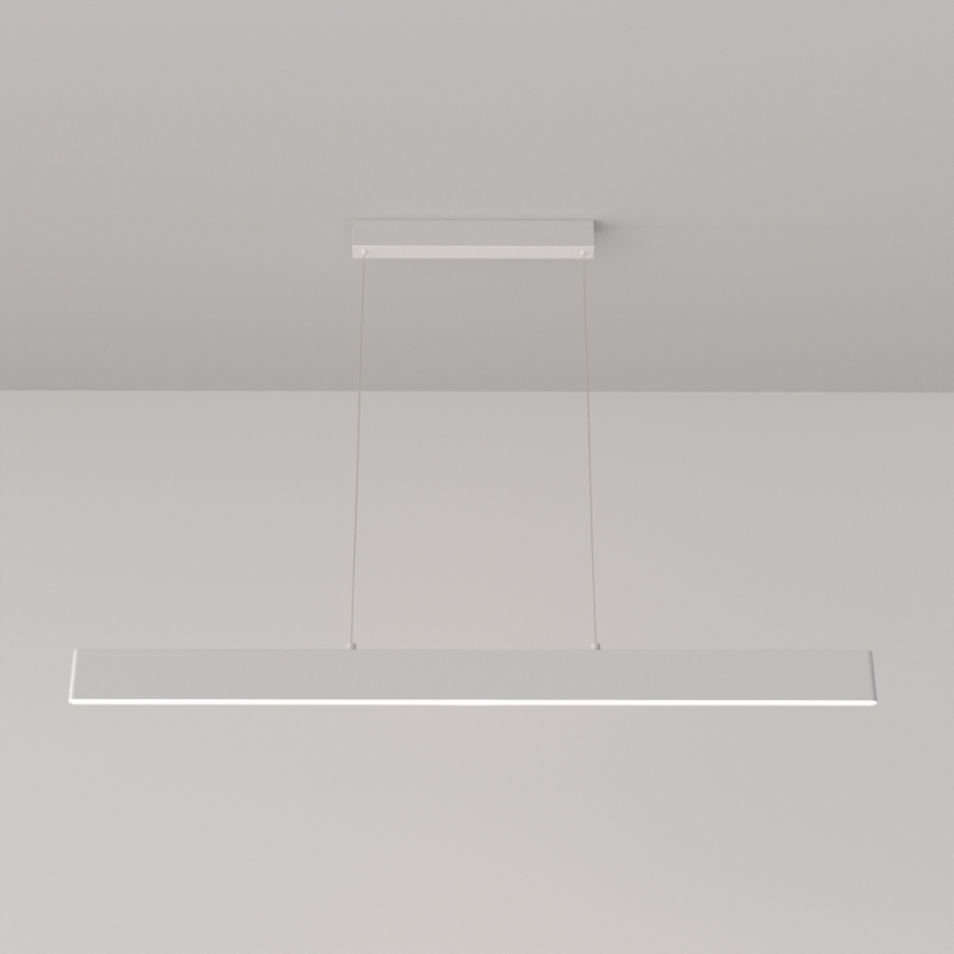 Maytoni P010PL-L30W4K - LED Hanglamp aan een koord STEP LED/30W/230V 4000K 118,5 cm wit