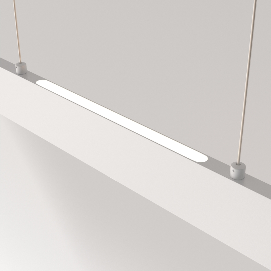 Maytoni P010PL-L30W4K - LED Hanglamp aan een koord STEP LED/30W/230V 4000K 118,5 cm wit