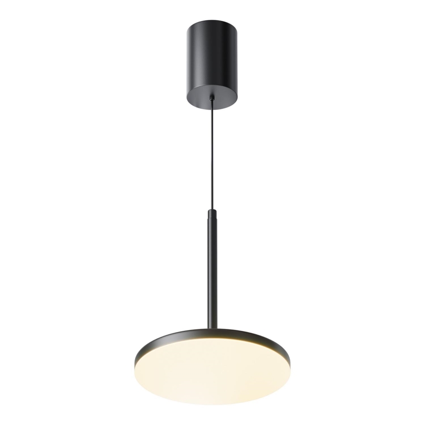 Maytoni P076PL-L12W3K-B - LED Hanglamp aan een koord PLATO LED/12W/230V 3000K zwart