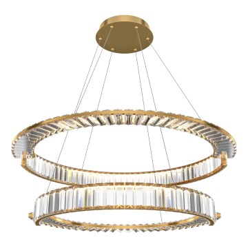 Maytoni P097PL-L90G4K - LED-kroonluchter aan kabel KRONE LED/90W/230V CRI 90 Ø 102 cm goud