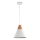 Maytoni P359-PL-01-W - Hanglamp aan een koord BICONES 1xE27/60W/230V diameter 22 cm wit/beige