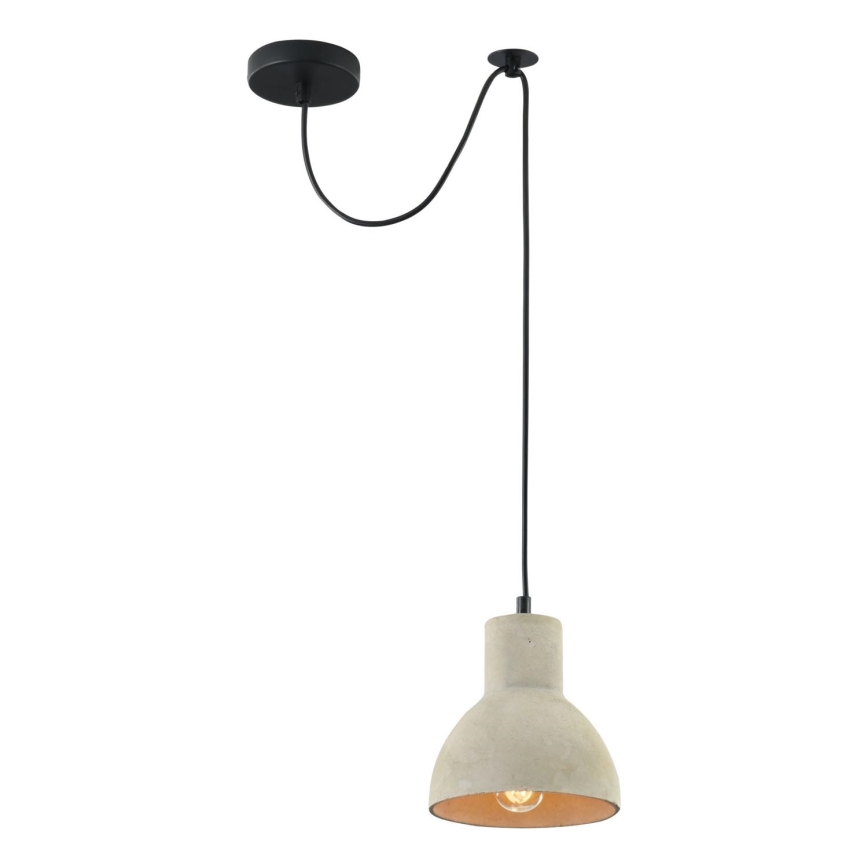 Maytoni T434-PL-01-GR - Hanglamp aan een koord BRONI 1xE27/60W/230V diameter 16 cm grijs