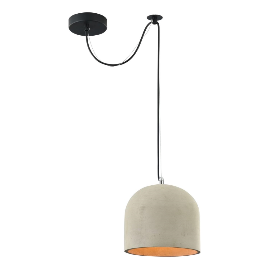 Maytoni T451-PL-01-GR - Hanglamp aan een koord BRONI 1xE27/60W/230V diameter 20 cm grijs