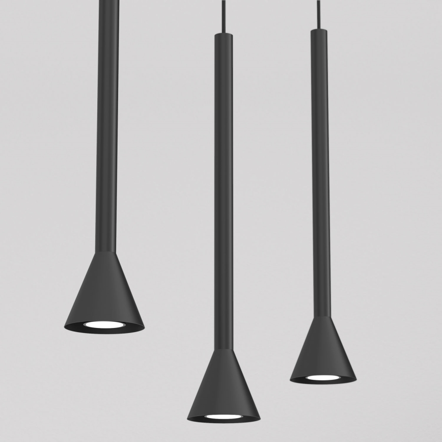 MAZZO hanglamp aan kabel 3xGU10/8W/230V zwart