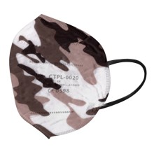 Media Sanex camouflage ademhalingsmaskers FFP2 NR / KN95 - 1stuk