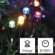 Meerdere Kleuren LED Kerst buitenketting 120x LED / 17m IP44
