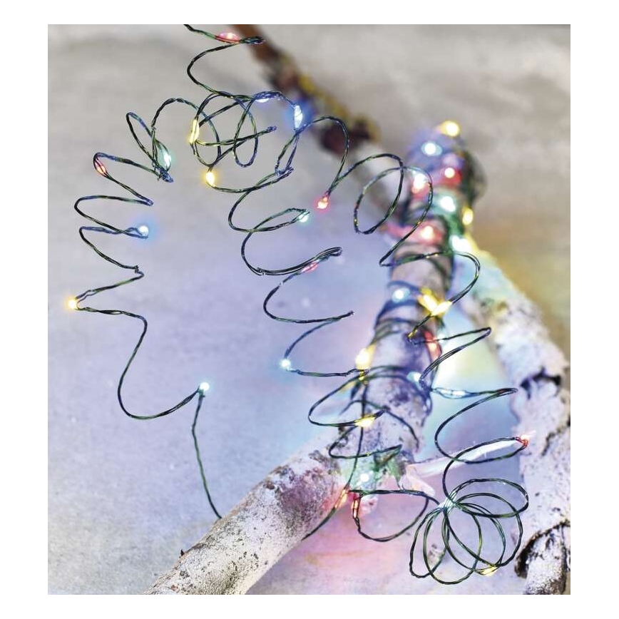 Meerdere kleuren LED Kerst buitenketting 150x LED / 20m IP44